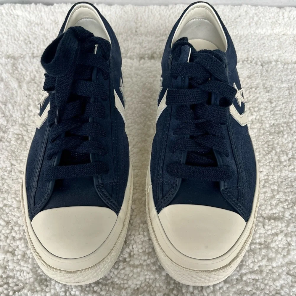 Converse Unisex Star Player 76 Ox Navy White Sneakers Men 10 Women 11.5 A11533C - Picture 2 of 12